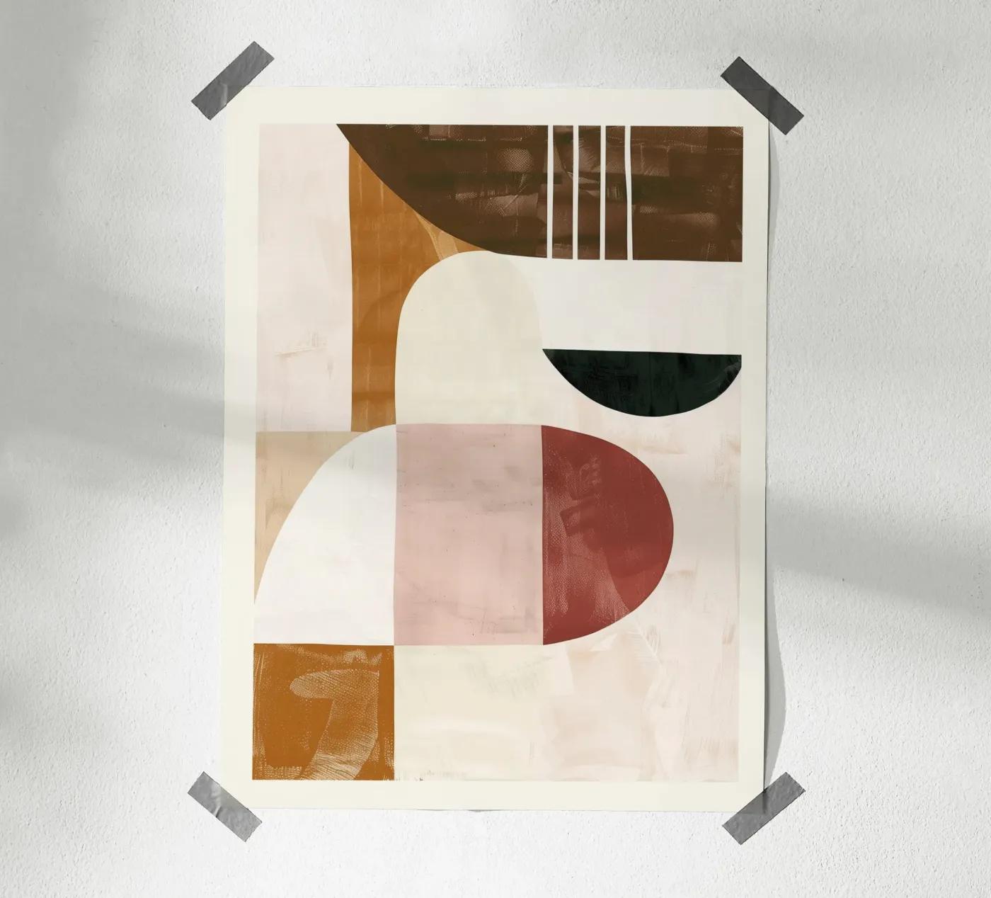 Soft Neutral Colorblock poster da Verse
