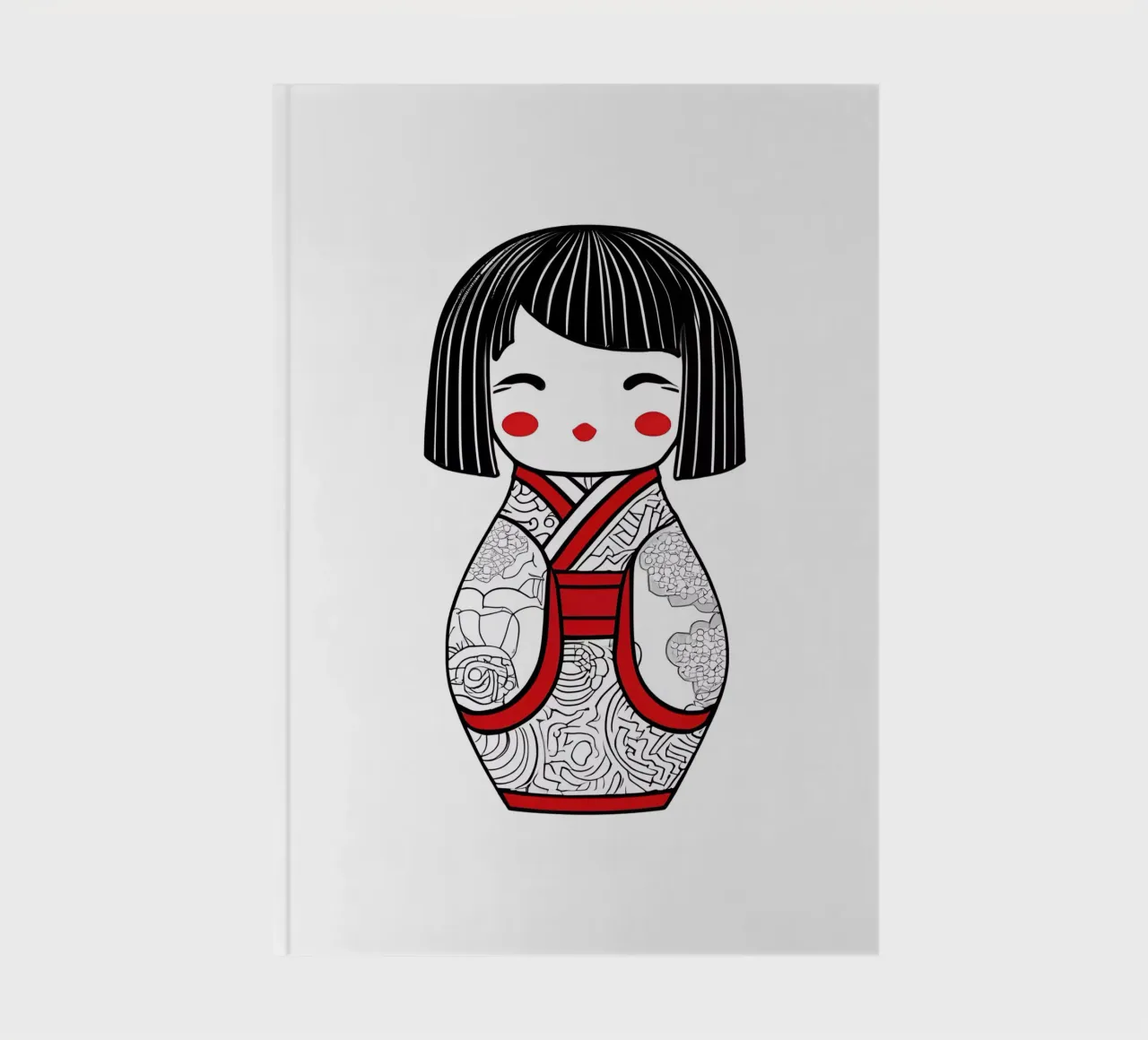 Little Geisha 6 notebook by Rezh creations