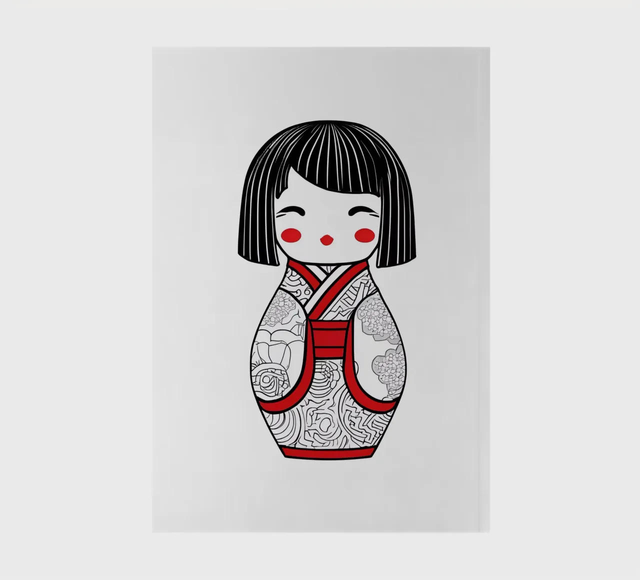 Little Geisha 6 notebook by Rezh creations