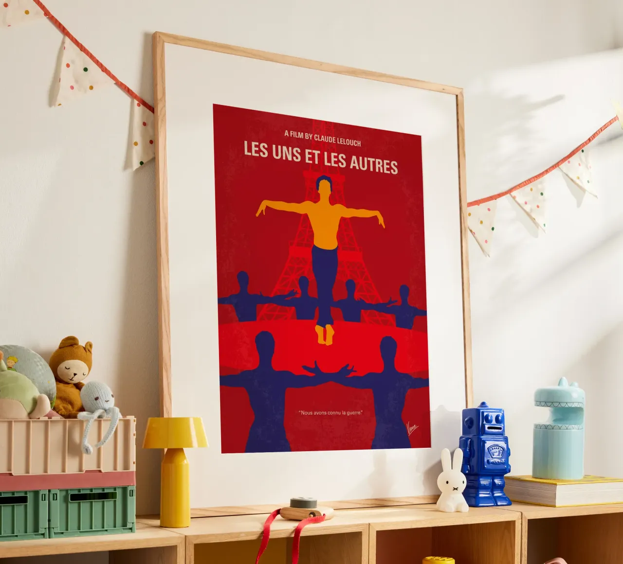 No771 My Les Uns et les Autres minimal movie poster poster da Chungkong