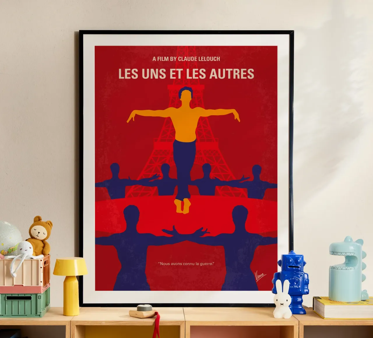 No771 My Les Uns et les Autres minimal movie poster poster da Chungkong