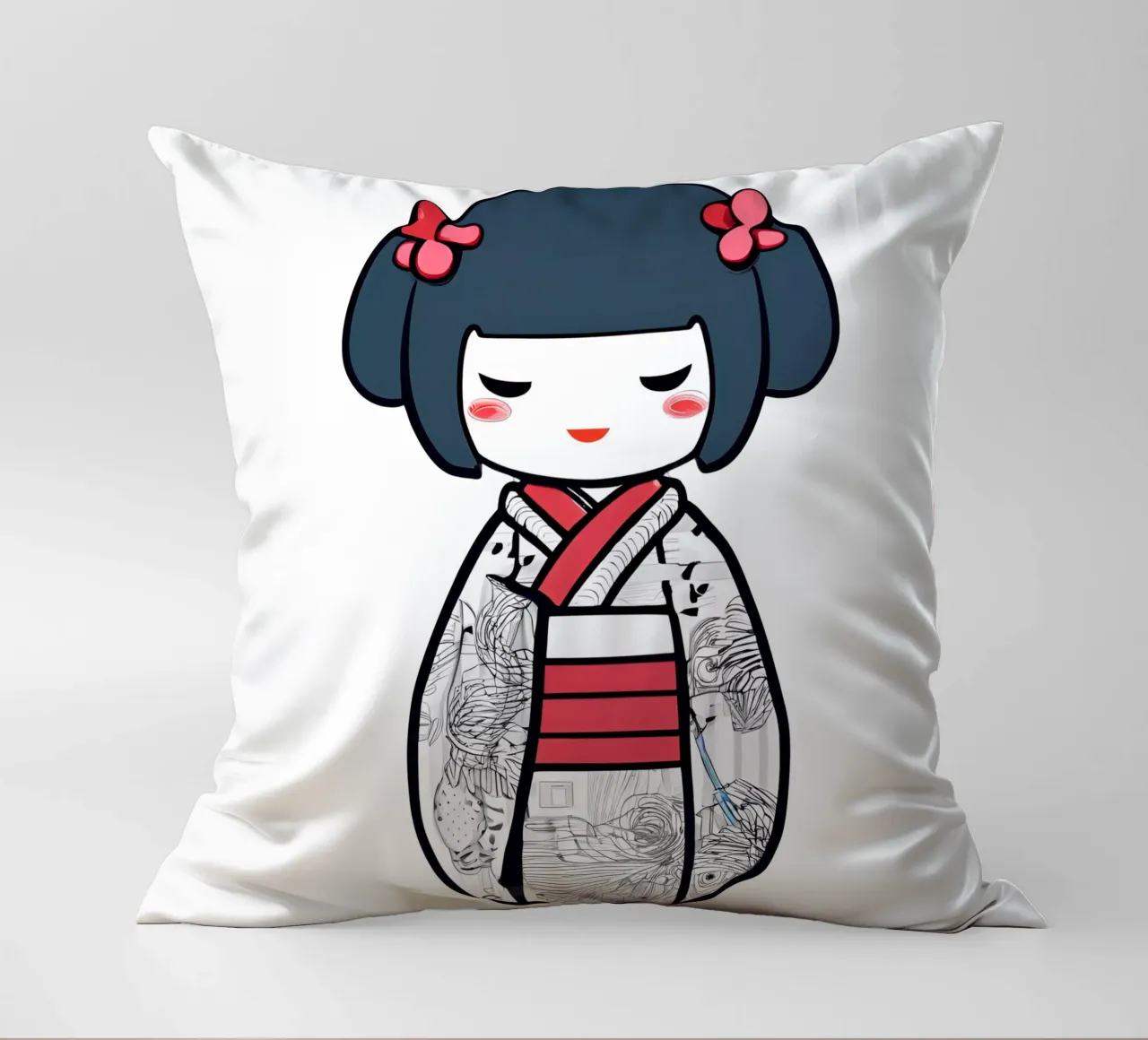 Piccola geisha 8 cuscino da Rezh creations