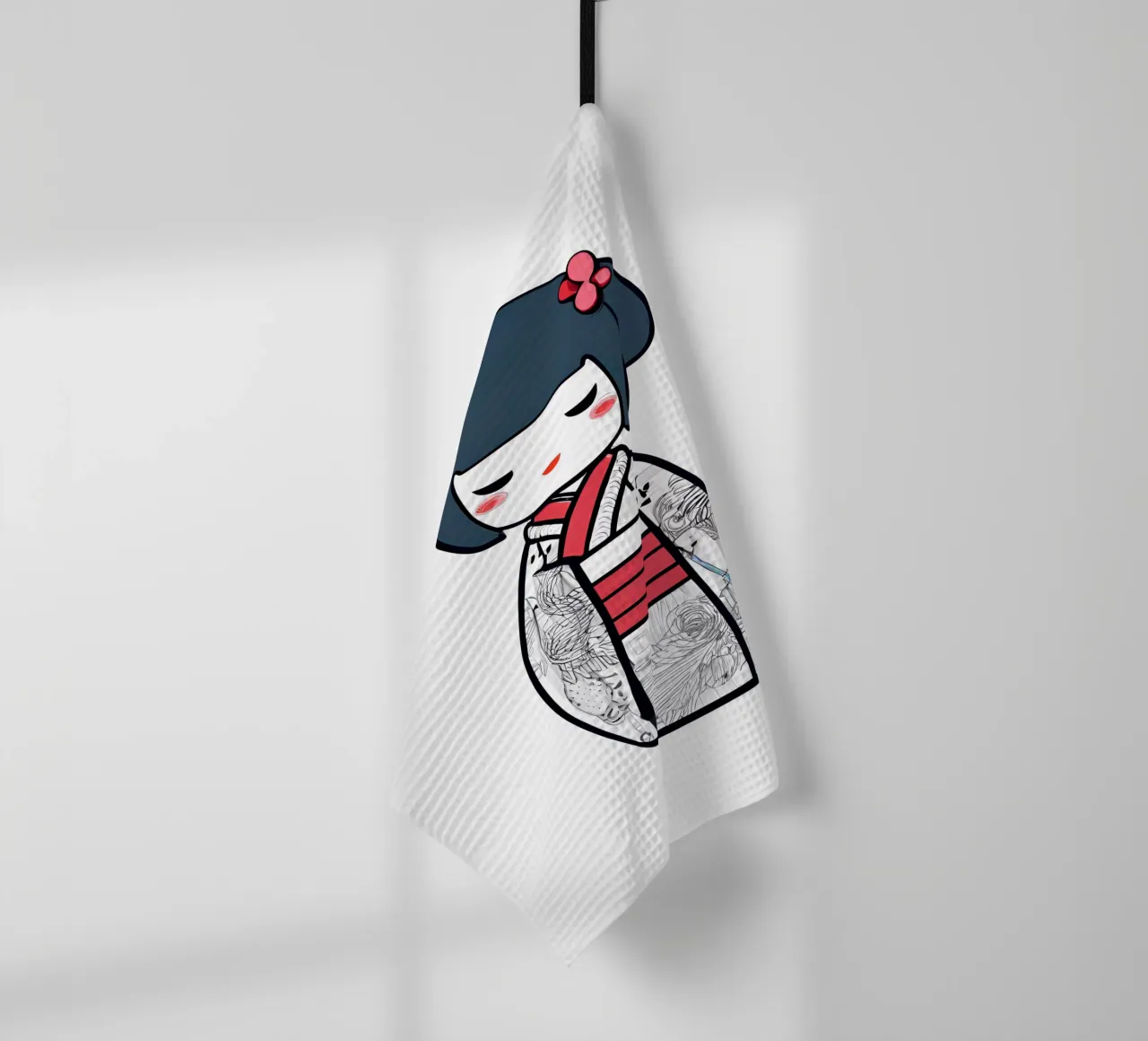 Piccola geisha 8 canovaccio da cucina da Rezh creations