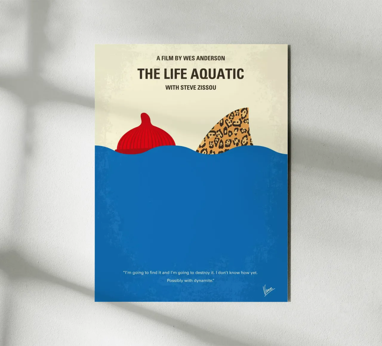 No774 My The Life Aquatic with Steve Zissou minimal movie po pannello forex da Chungkong