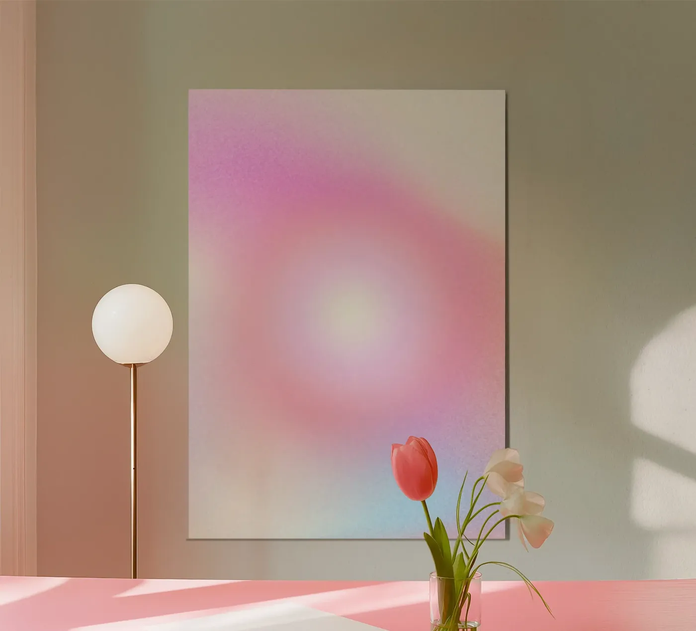Soft gradient alluminio dibond da Happypatterns
