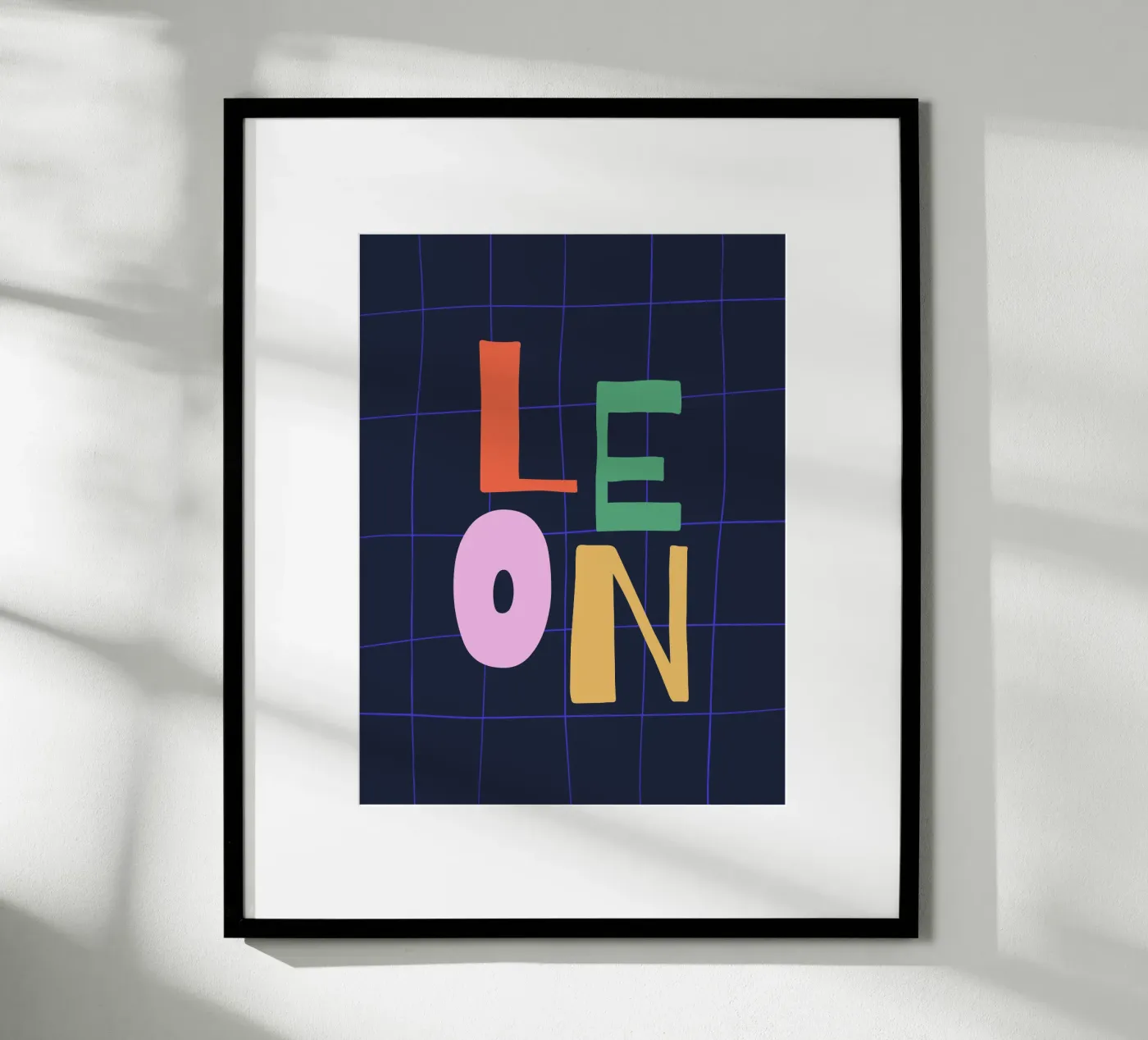 Personalised Name poster by we line studio - design