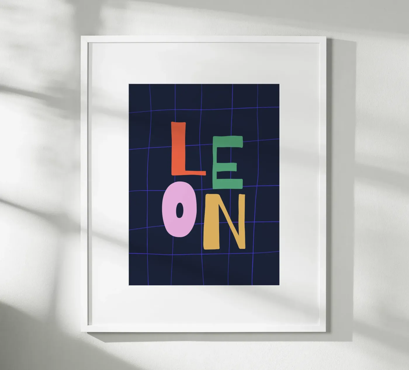 Personalised Name poster by we line studio - design