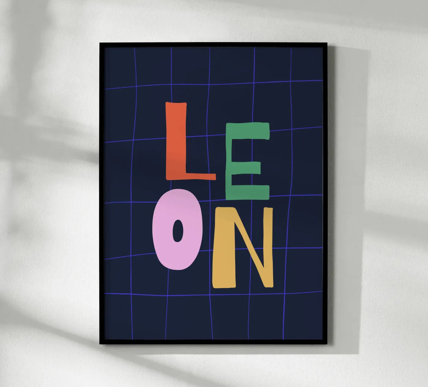 Personalised Name poster by we line studio - design