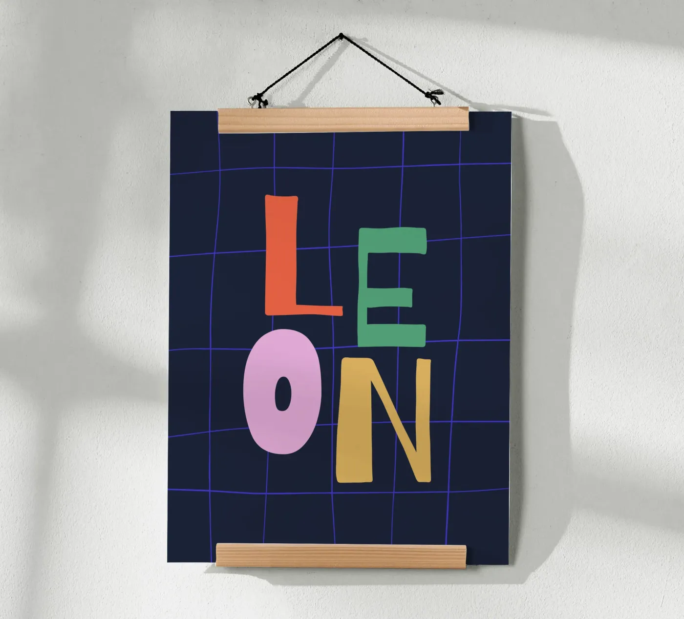 Personalised Name poster by we line studio - design
