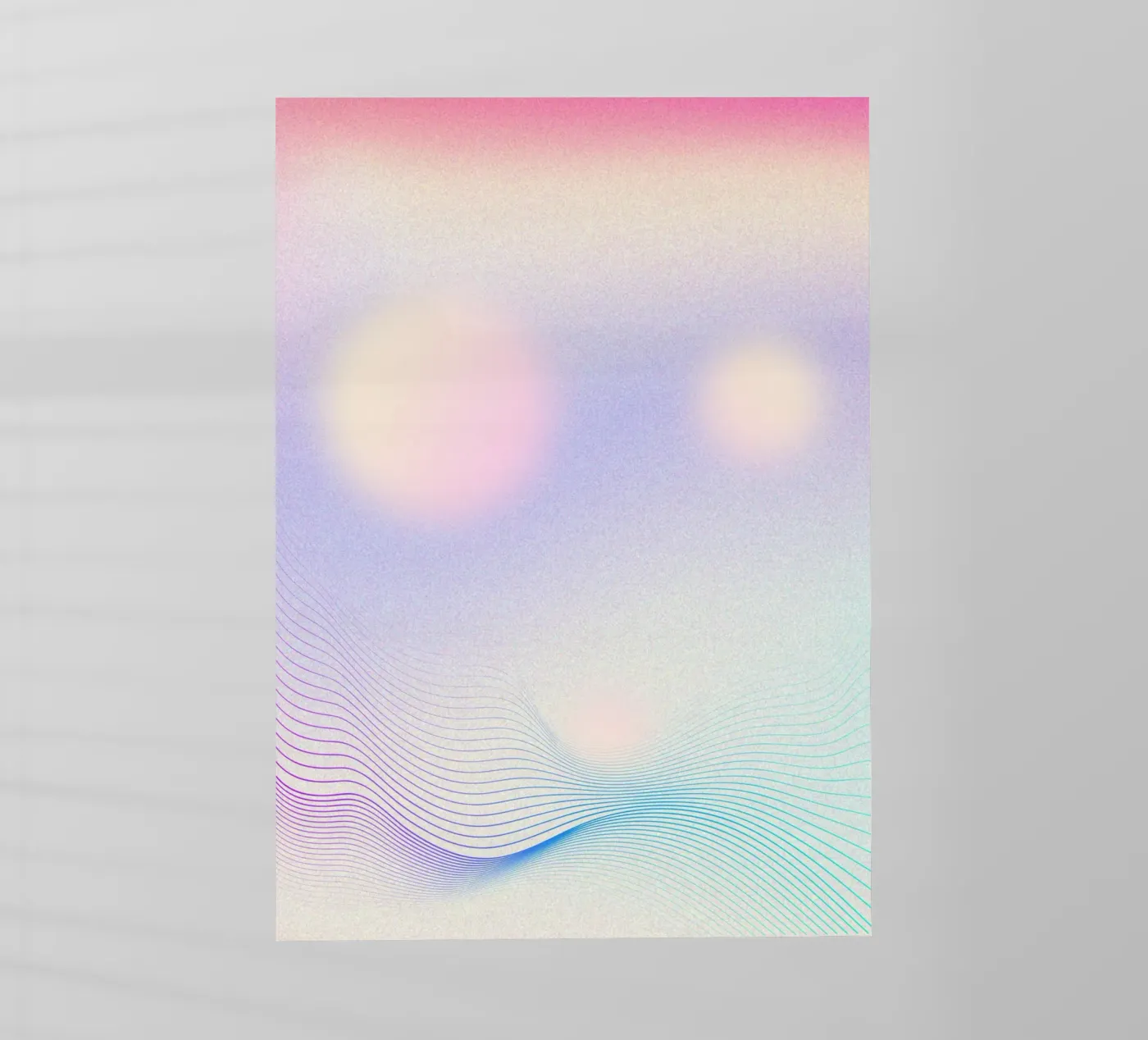 Fantasy gradient backlit folie van Happypatterns