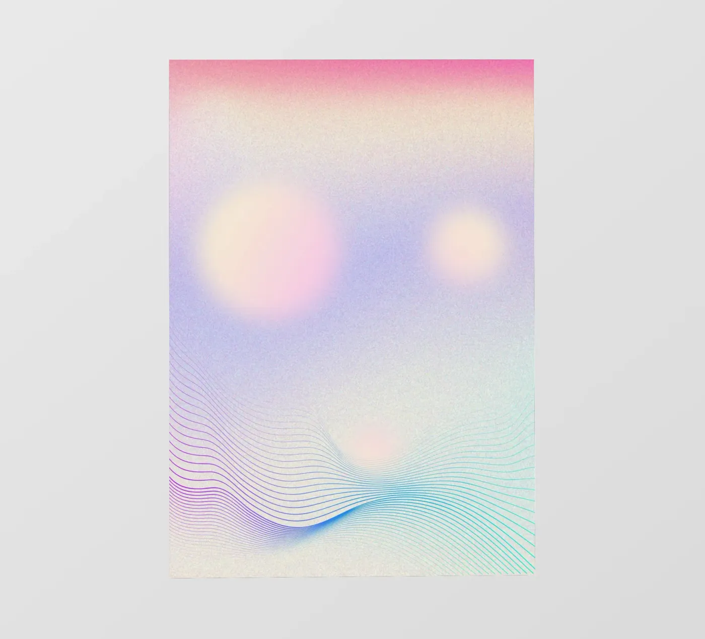 Fantasy gradient backlit folie van Happypatterns