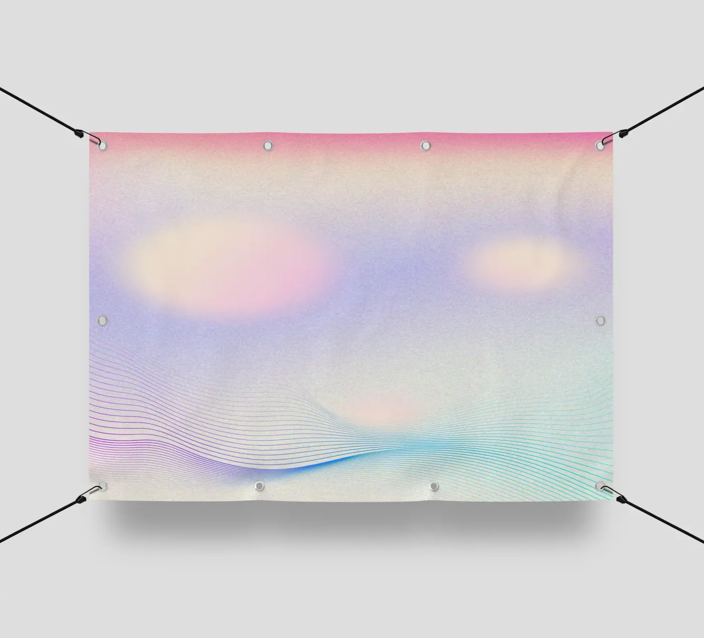 Fantasy gradient PVC Plane von Happypatterns