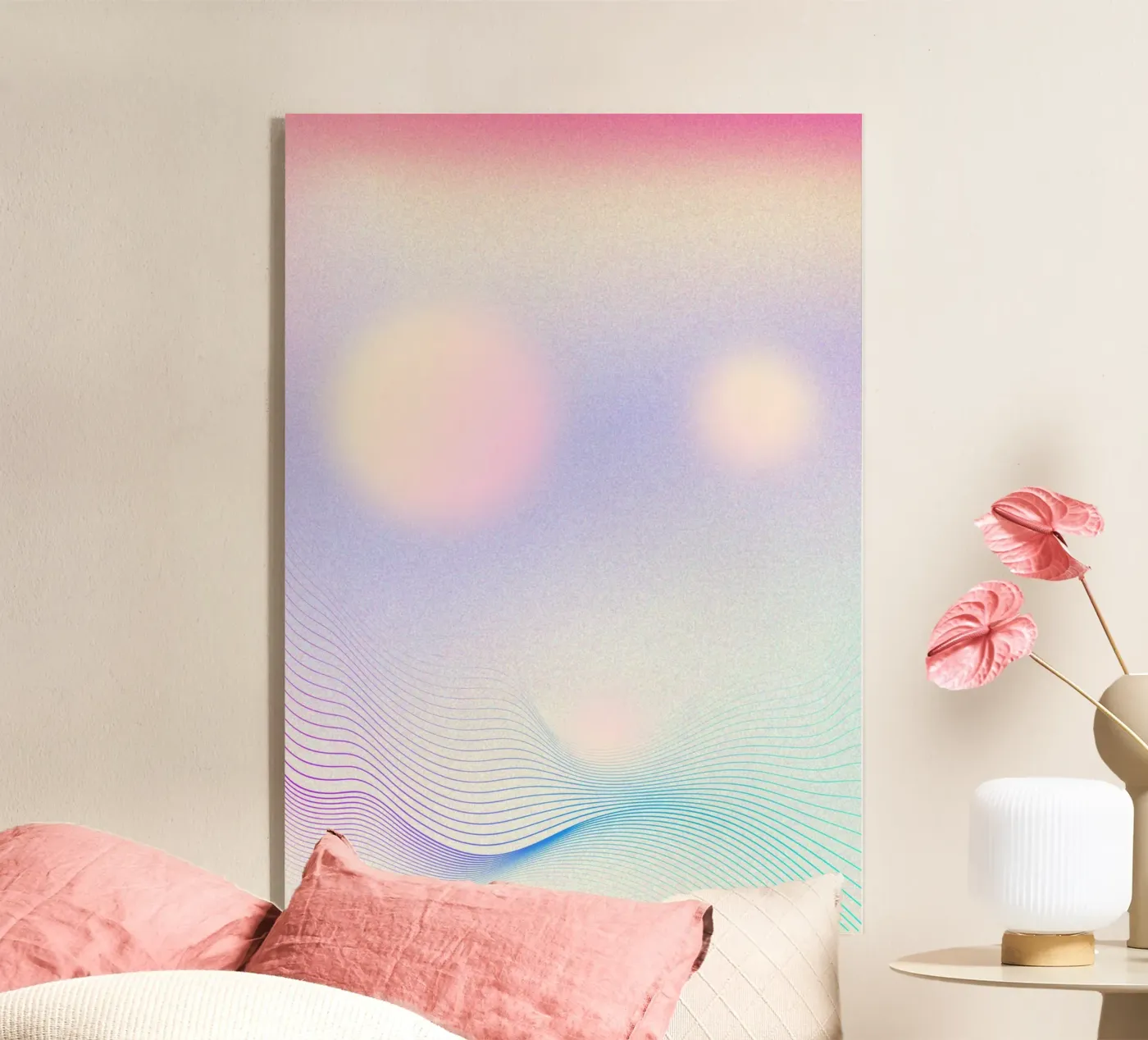 Fantasy gradient acryl van Happypatterns