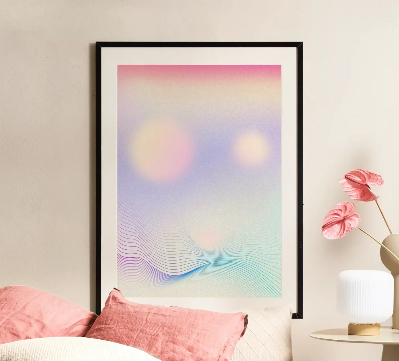 Fantasy gradient poster by Happypatterns