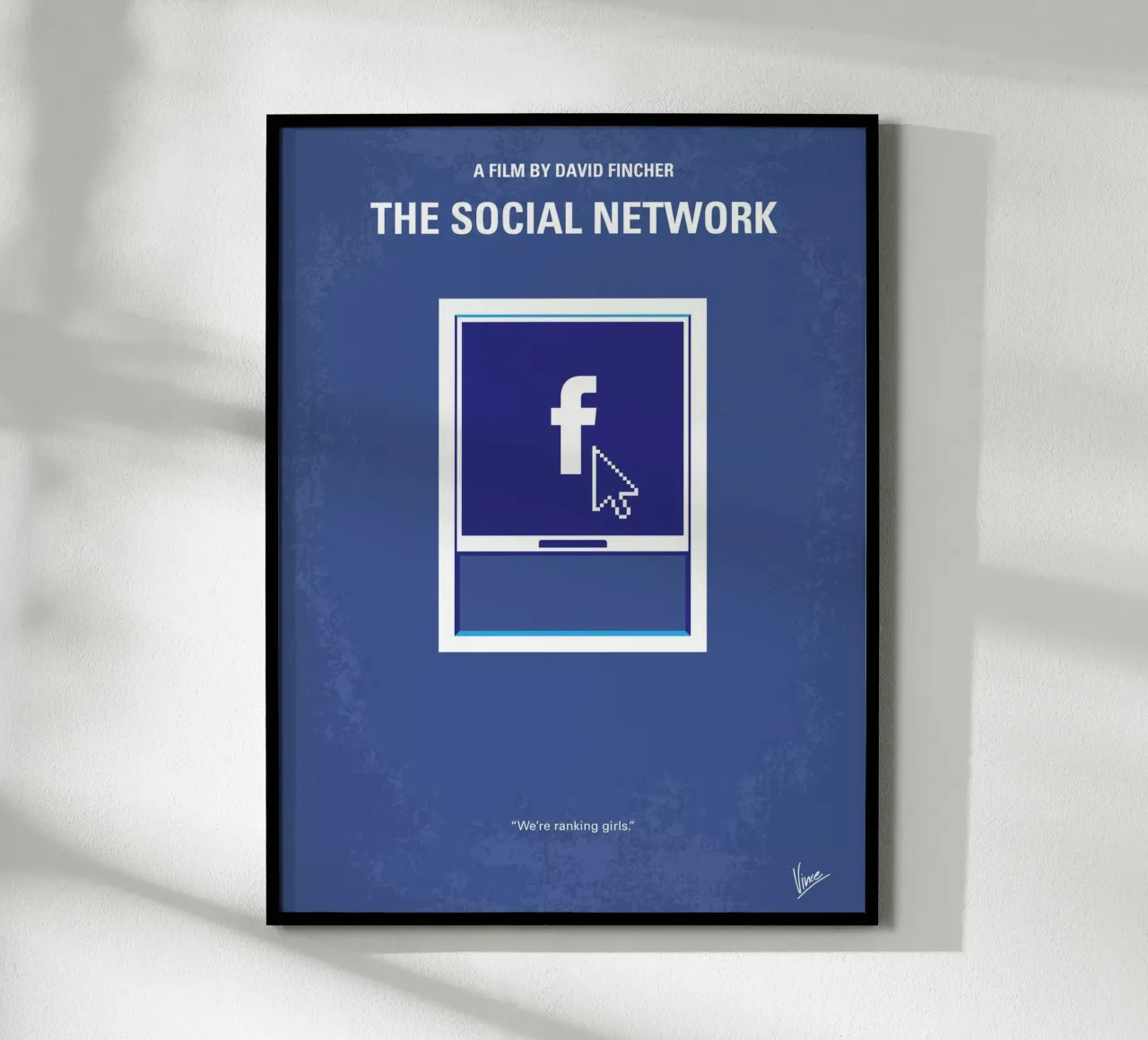 No779 My The Social Network minimal movie poster hahnemühle de Chungkong