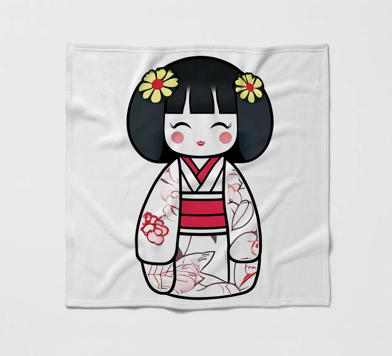 Piccola geisha 9 coperta in pile da Rezh creations