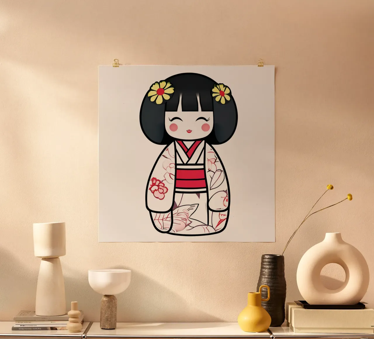 Piccola geisha 9 carta hahnemühle da Rezh creations