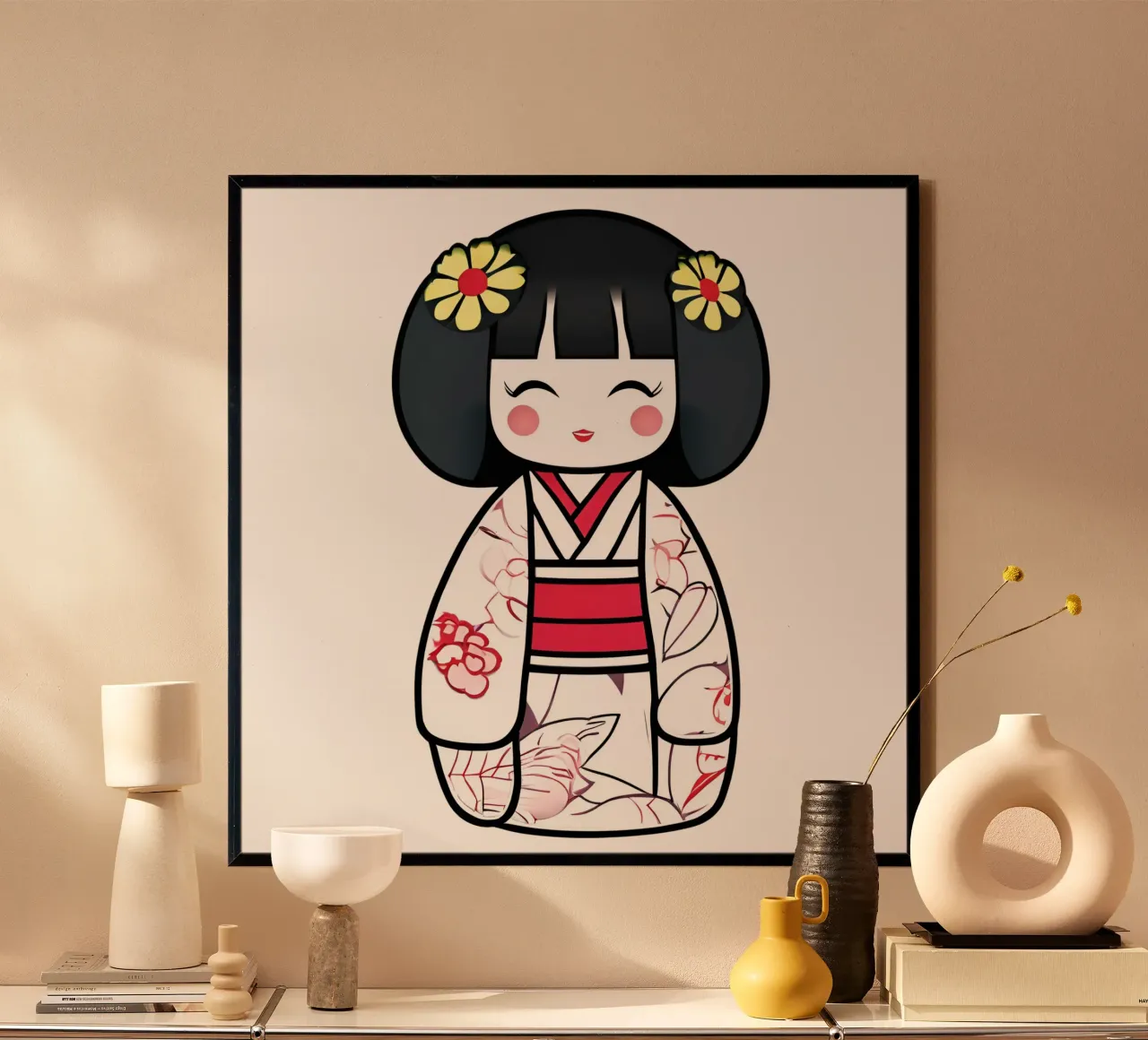 Piccola geisha 9 carta hahnemühle da Rezh creations