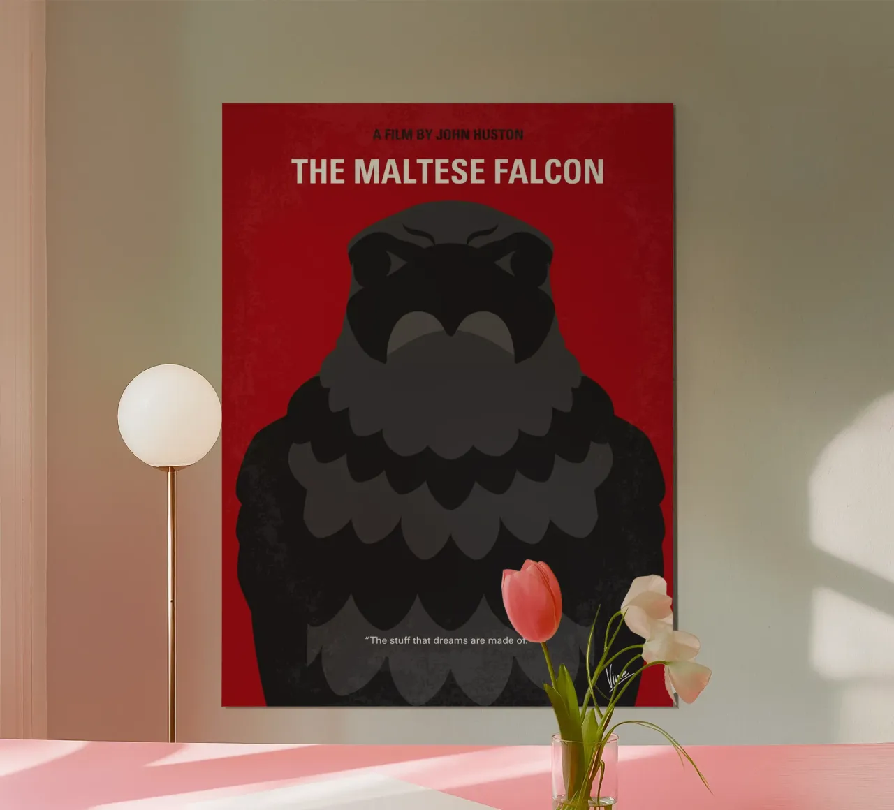 No780 My The Maltese Falcon minimal movie poster poster da Chungkong