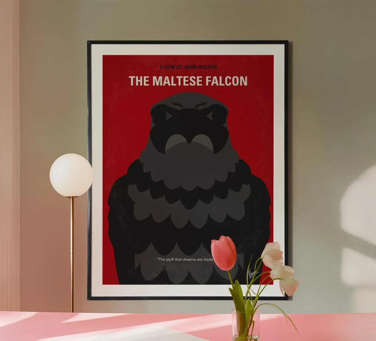 No780 My The Maltese Falcon minimal movie poster poster da Chungkong
