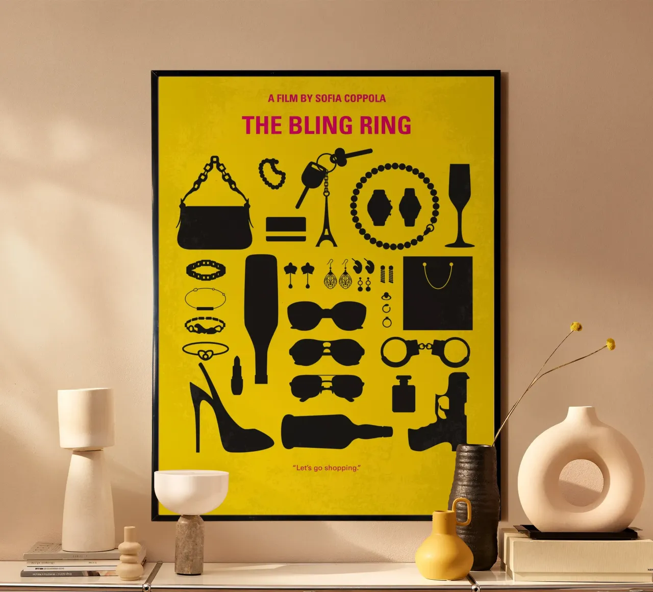 No784 My The Bling Ring minimal movie poster poster da Chungkong