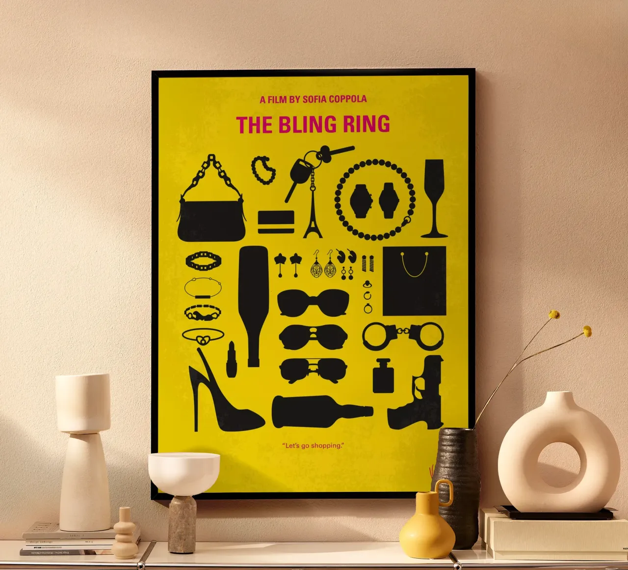 No784 My The Bling Ring minimal movie poster poster da Chungkong