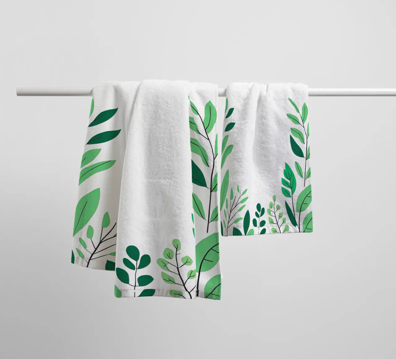 plantin 2 asciugamano da bagno da Rezh creations