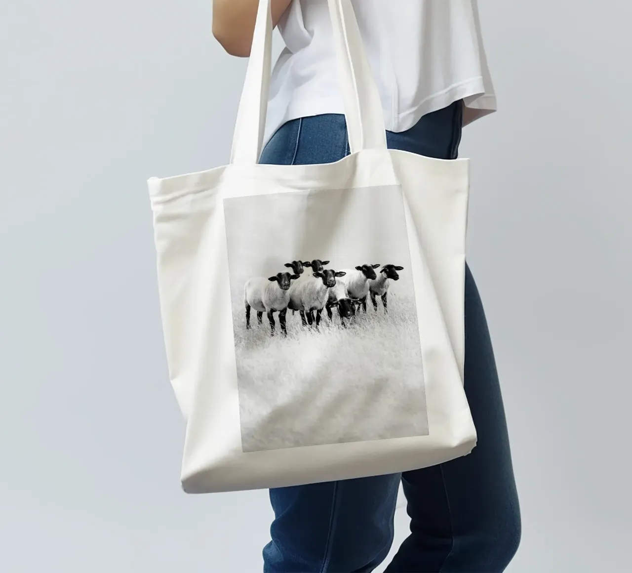 Pecora nera borsa in juta da Amy & Kurt