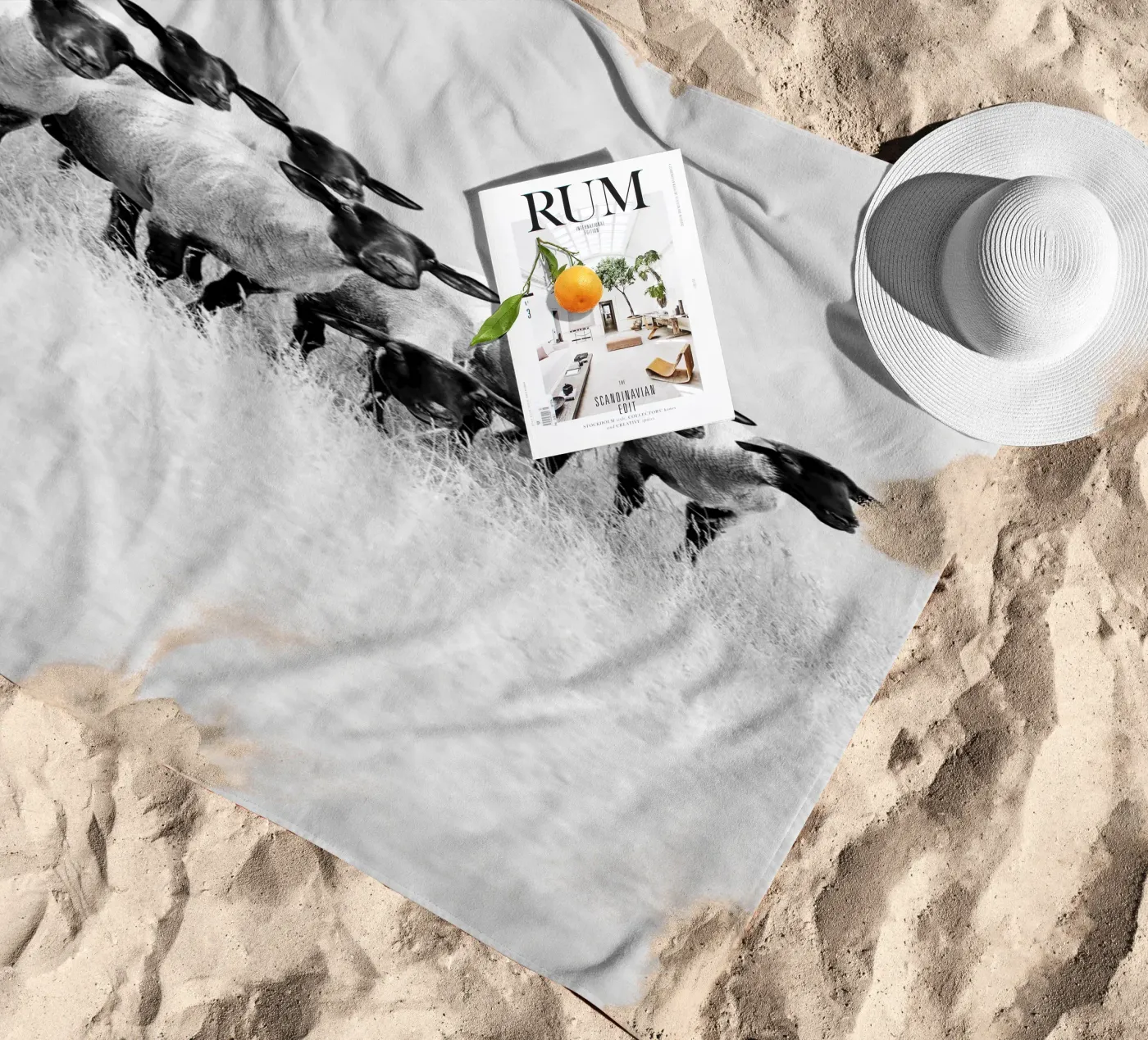 Pecora nera telo mare da Amy & Kurt