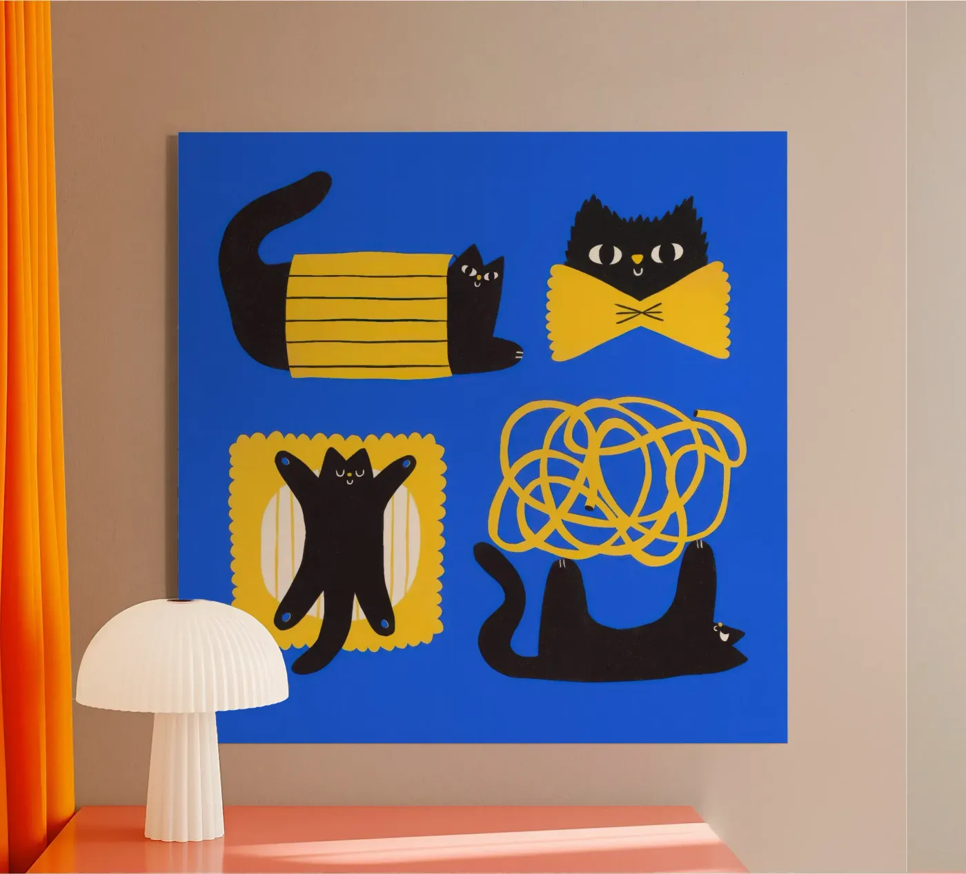 Pasta Cat plexiglass da children world