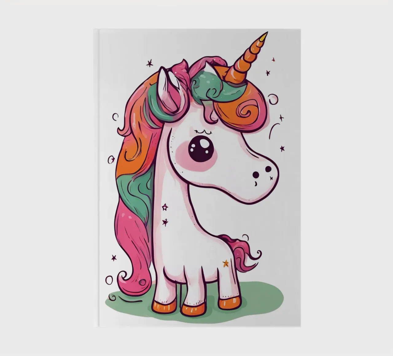 licorne 1 notebook by Rezh creations