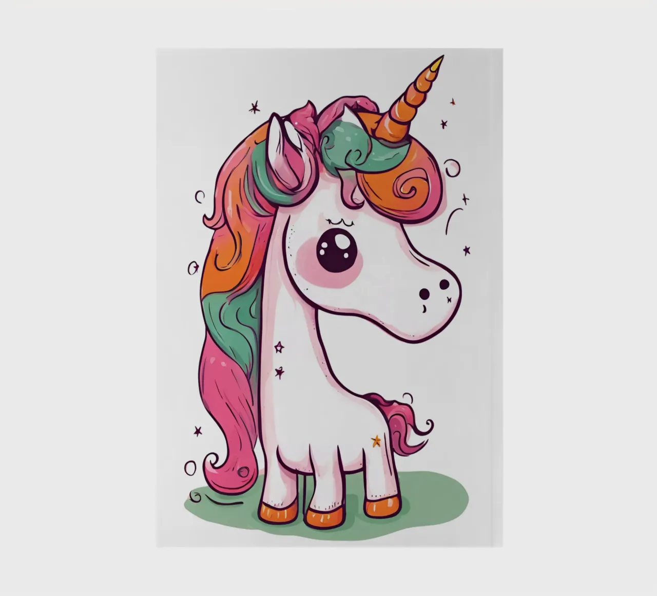 licorne 1 notebook by Rezh creations