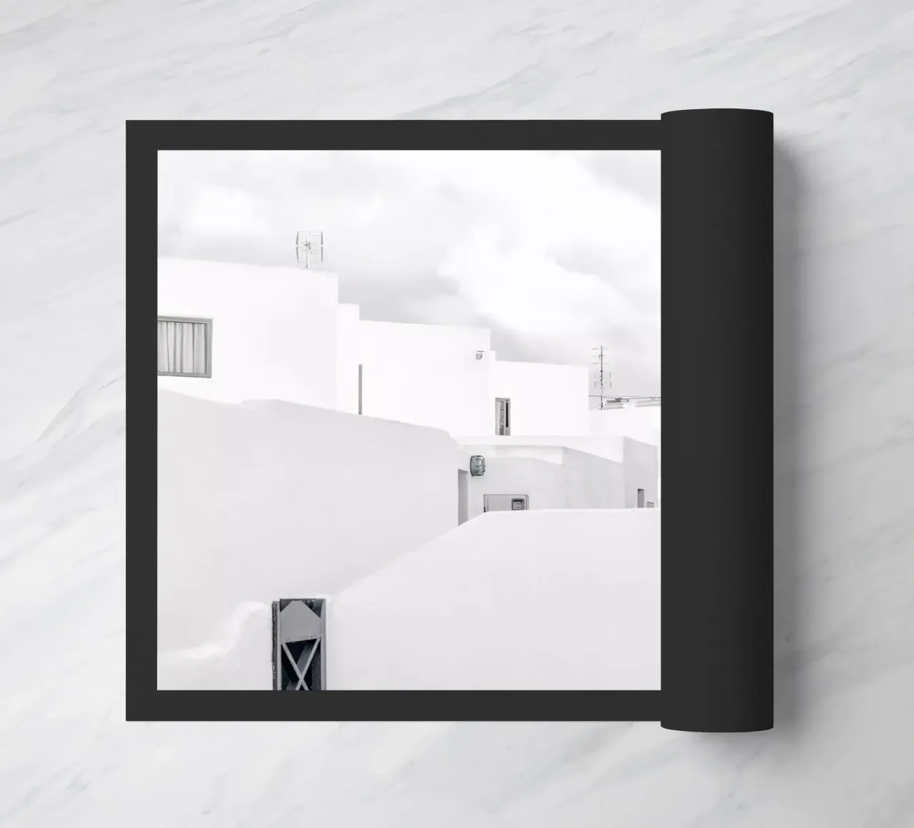 White Village doormat by Amy & Kurt