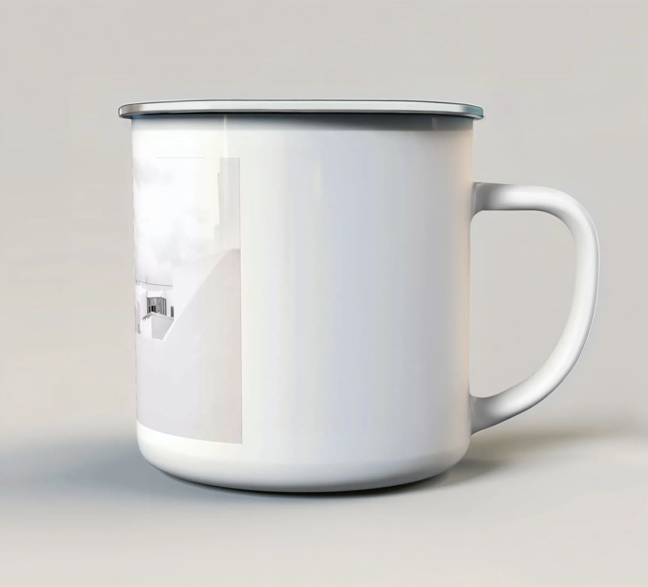 White Village tazza in smalto da Amy & Kurt