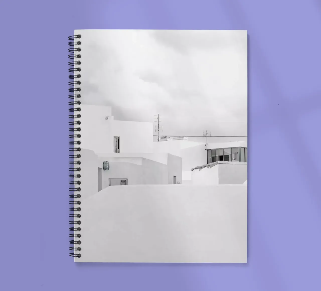 White Village spiral notebook by Amy & Kurt