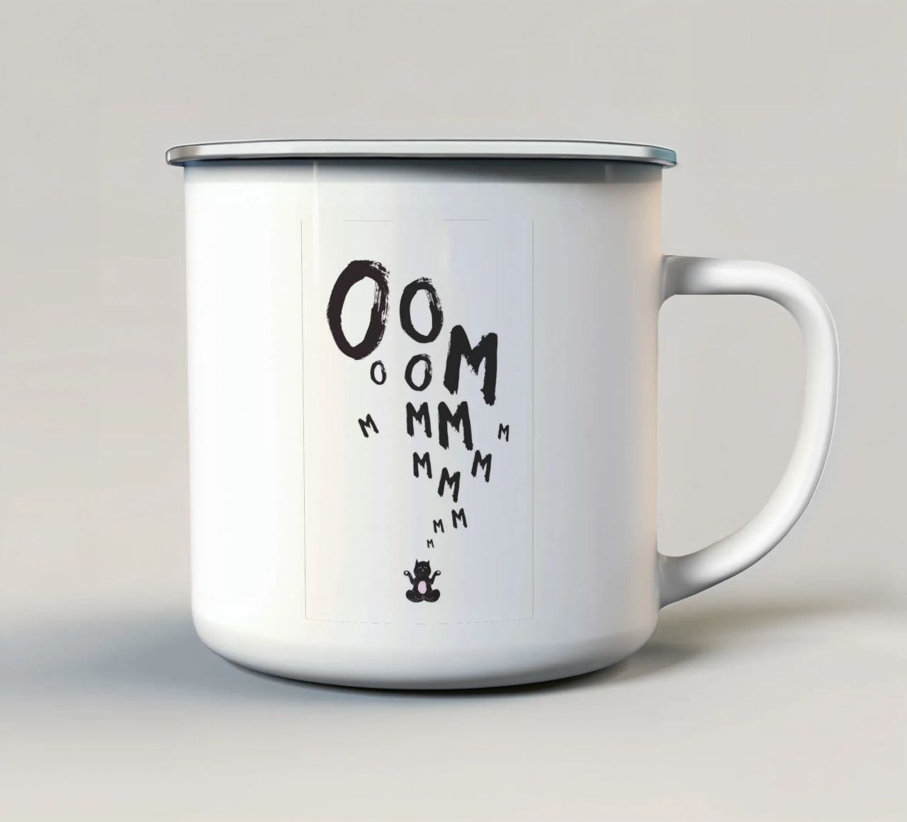 Om tazza in smalto da Amy & Kurt