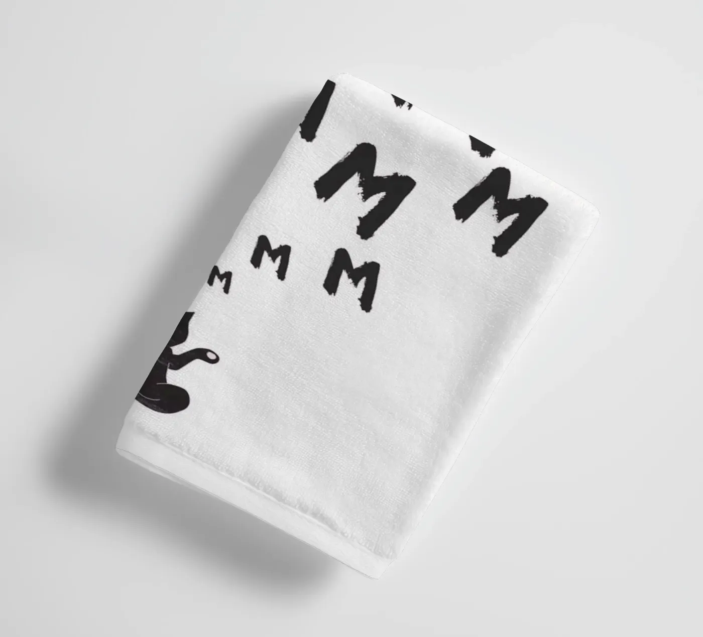 Om badhanddoek van Amy & Kurt