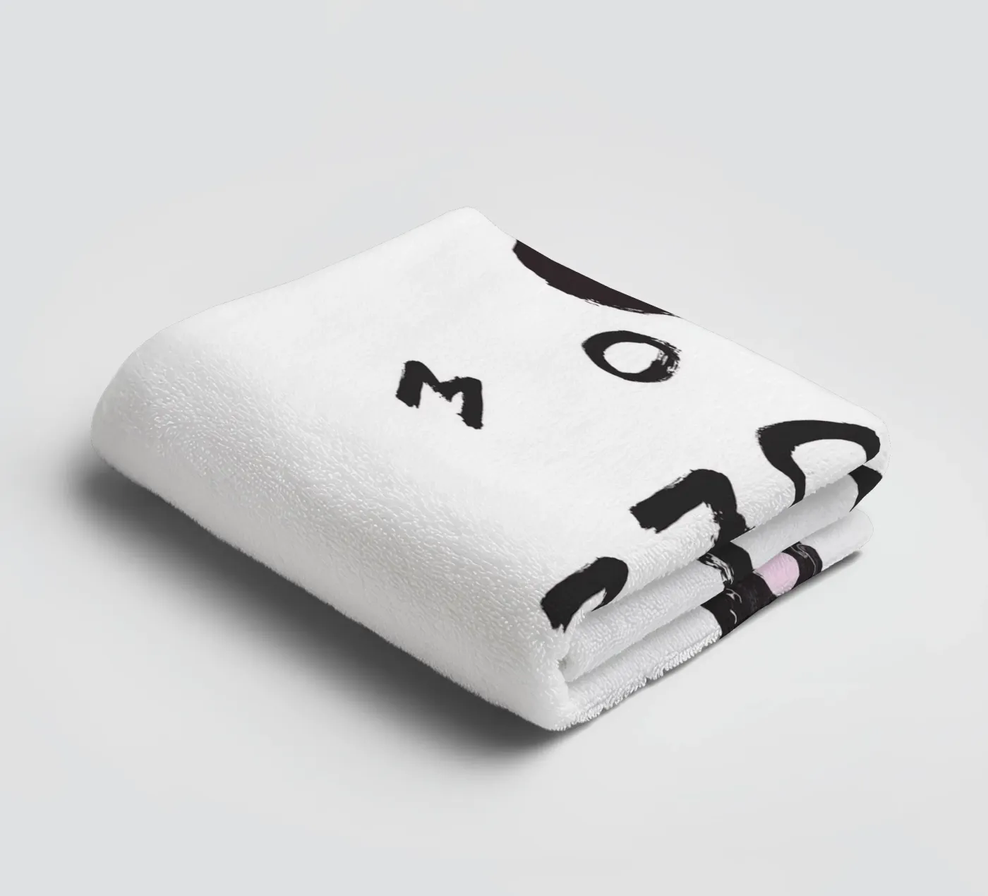 Om badhanddoek van Amy & Kurt