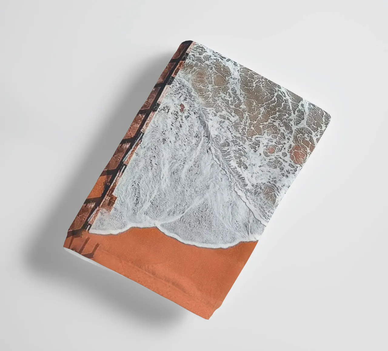 Stylish aerial view of the ocean - nature meets architecture towel by Whole©