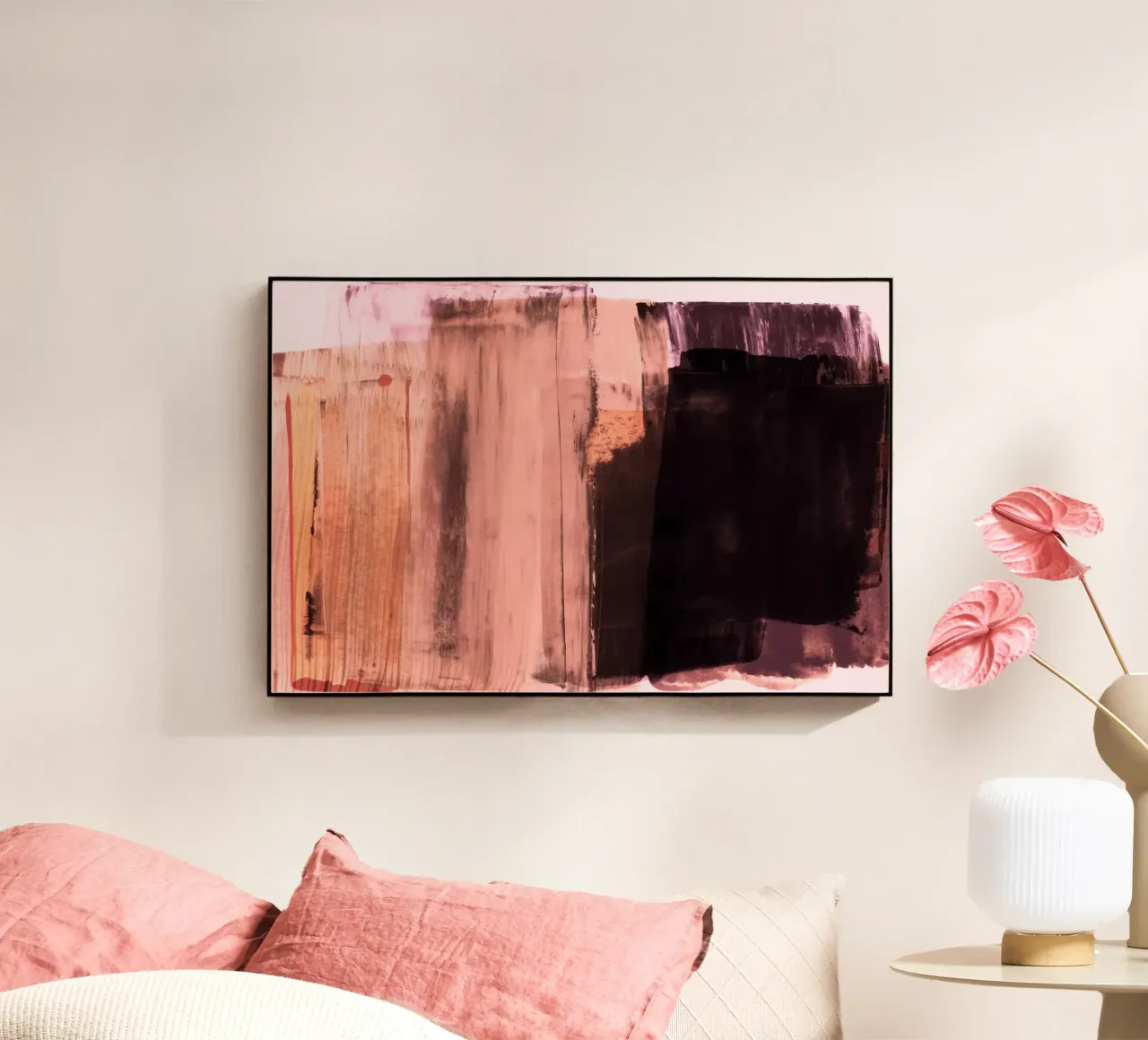 layered abstract brushstrokes 1 plexiglass da IRIS LEHNHARDT FINE ART
