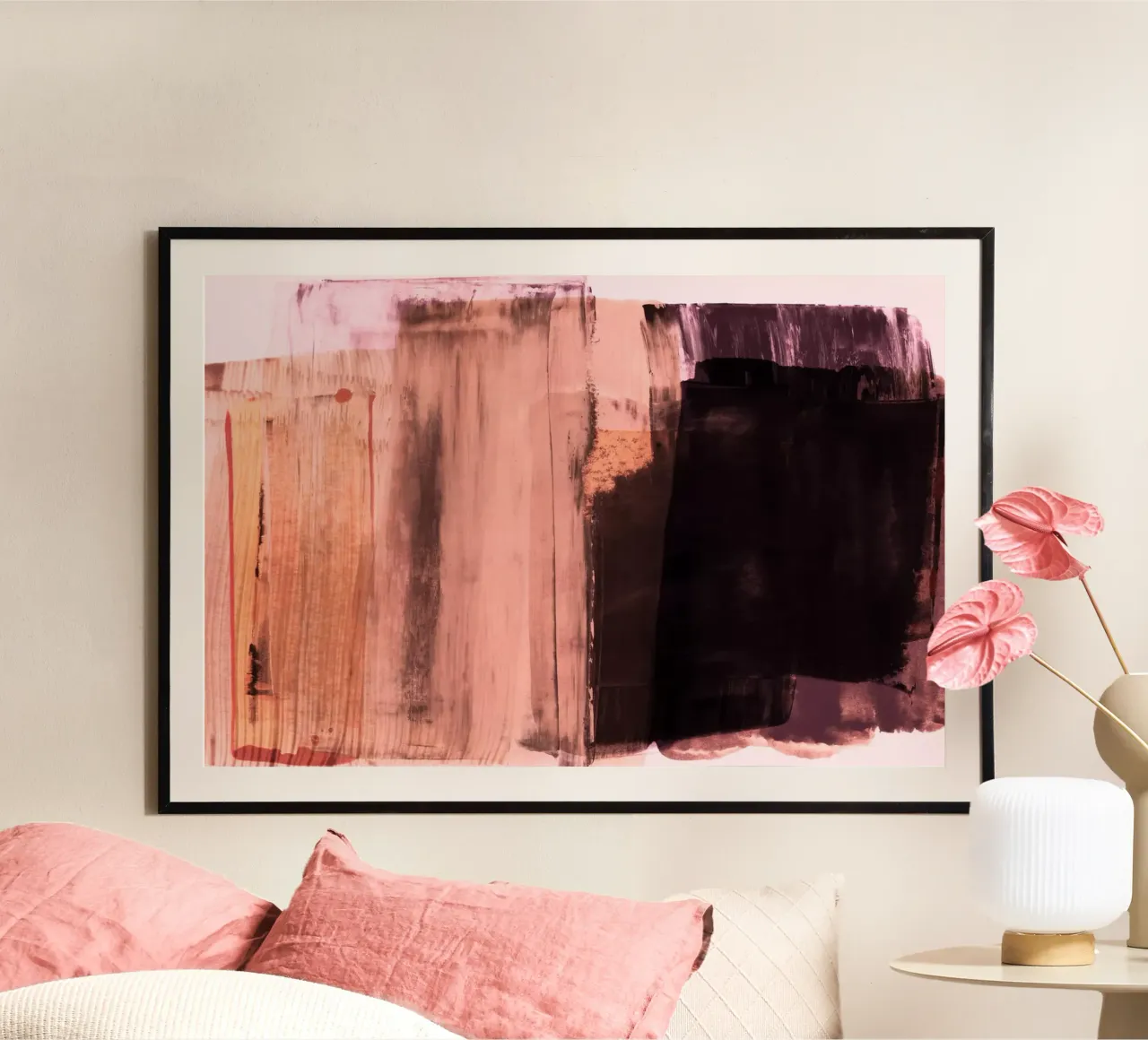 layered abstract brushstrokes 1 carta hahnemühle da IRIS LEHNHARDT FINE ART