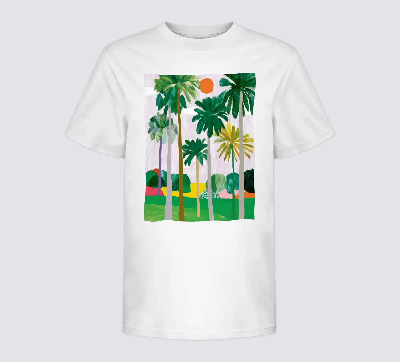 Palm-Querformat Kinder T-Shirt von Aimee