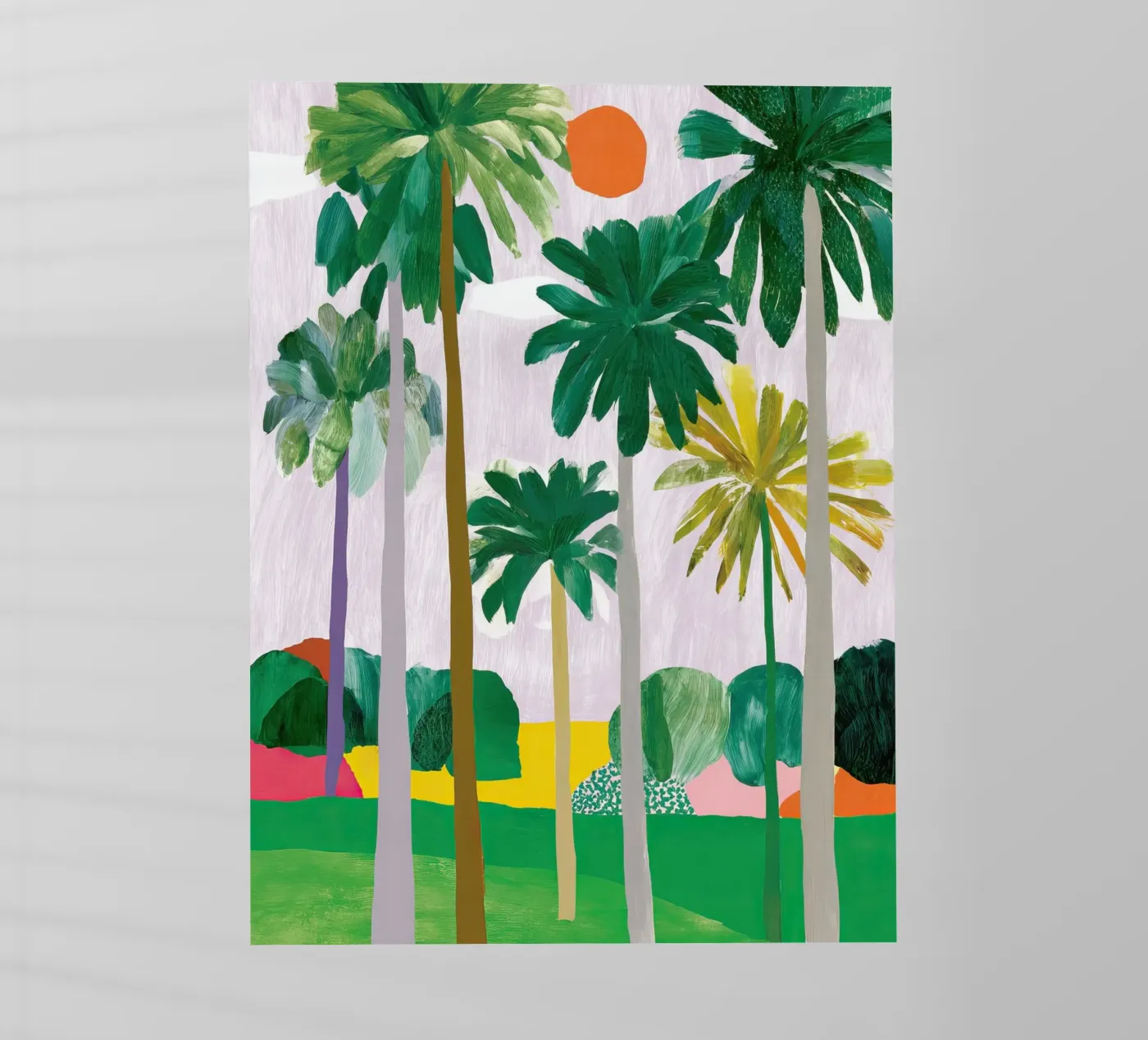Palm-Querformat Backlit Folie von Aimee