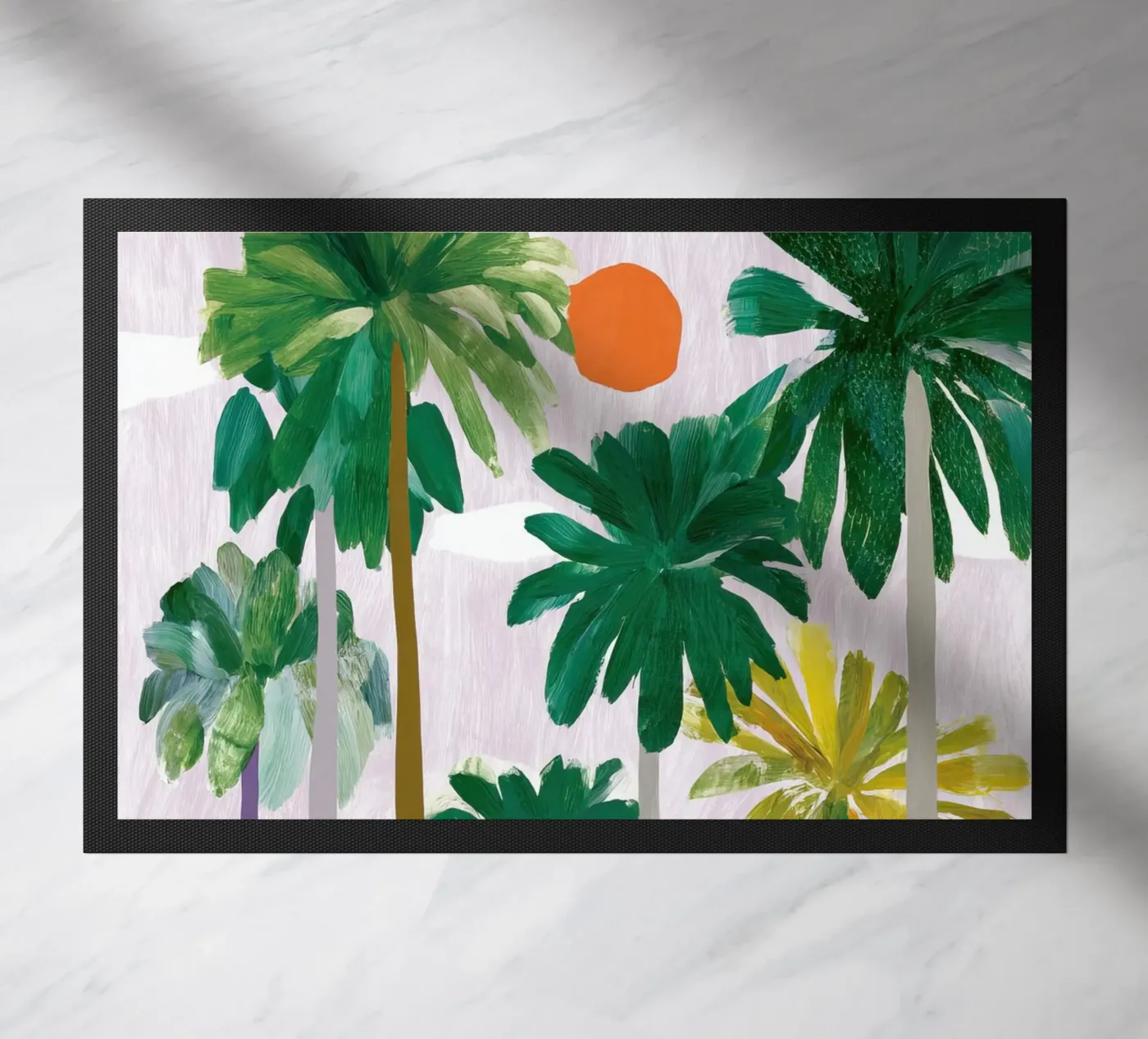 Palm-Querformat Fußmatte von Aimee