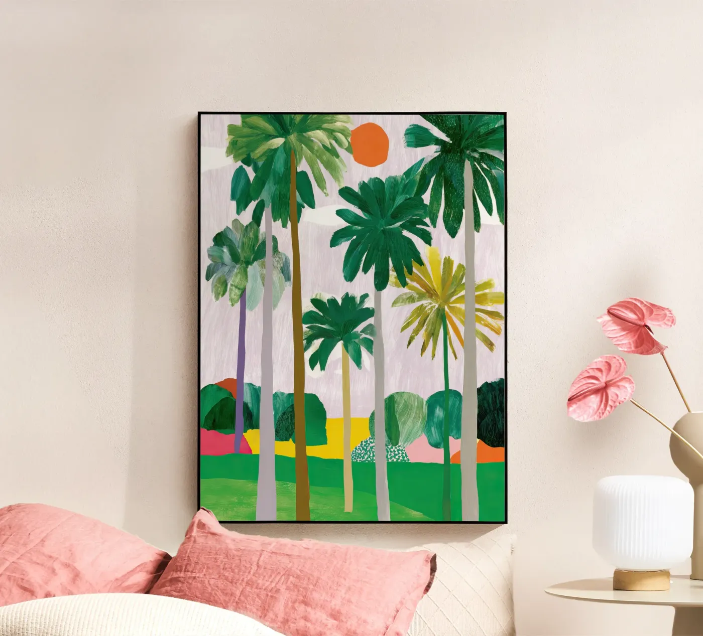 Palm Landscape acrylic glass by Aimee