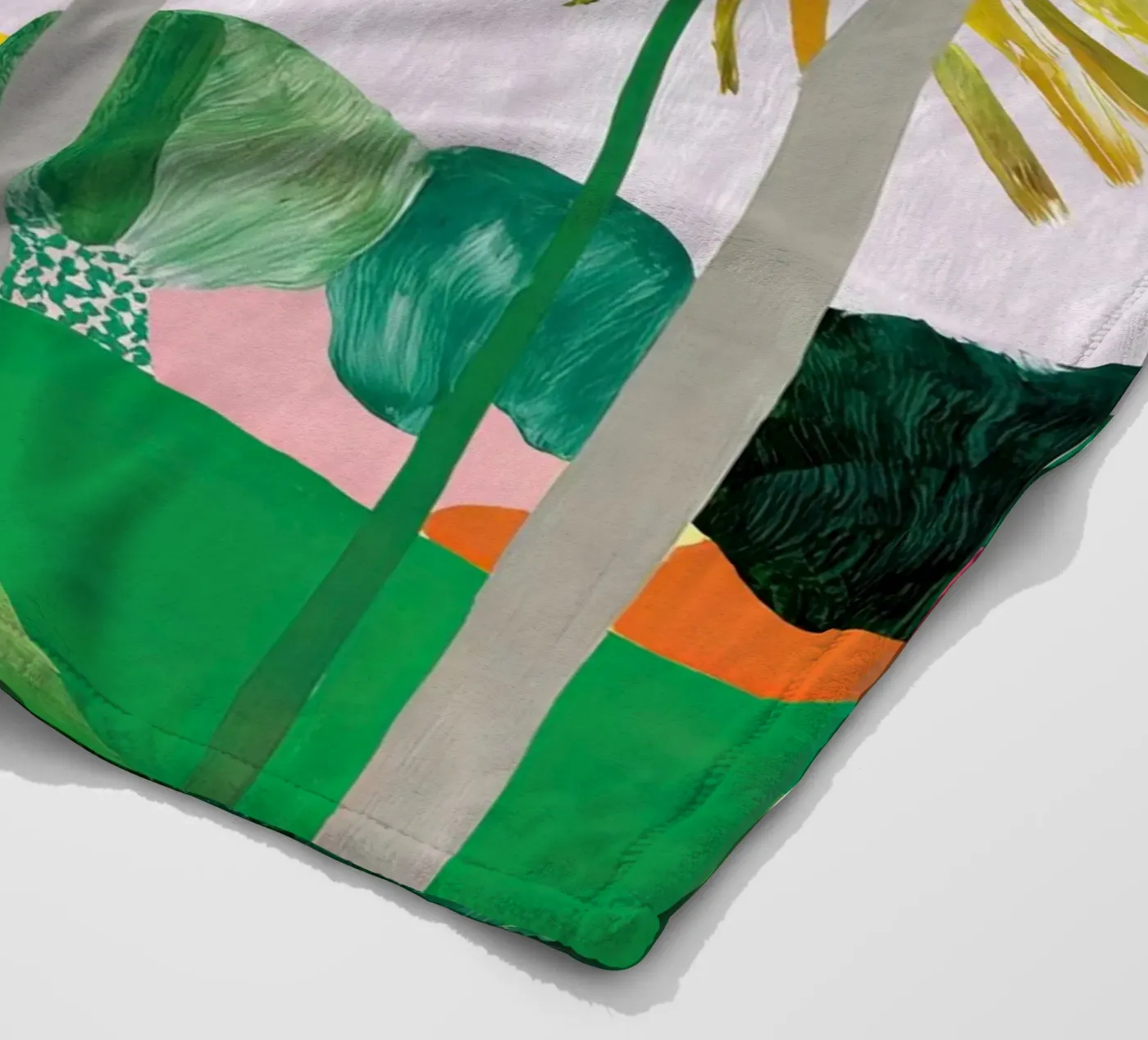 Palm-Querformat Fleecedecke von Aimee
