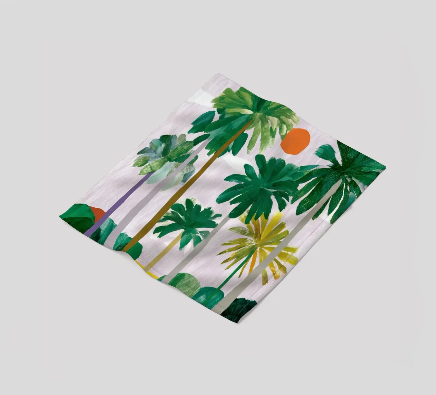Palm-Querformat Fleecedecke von Aimee