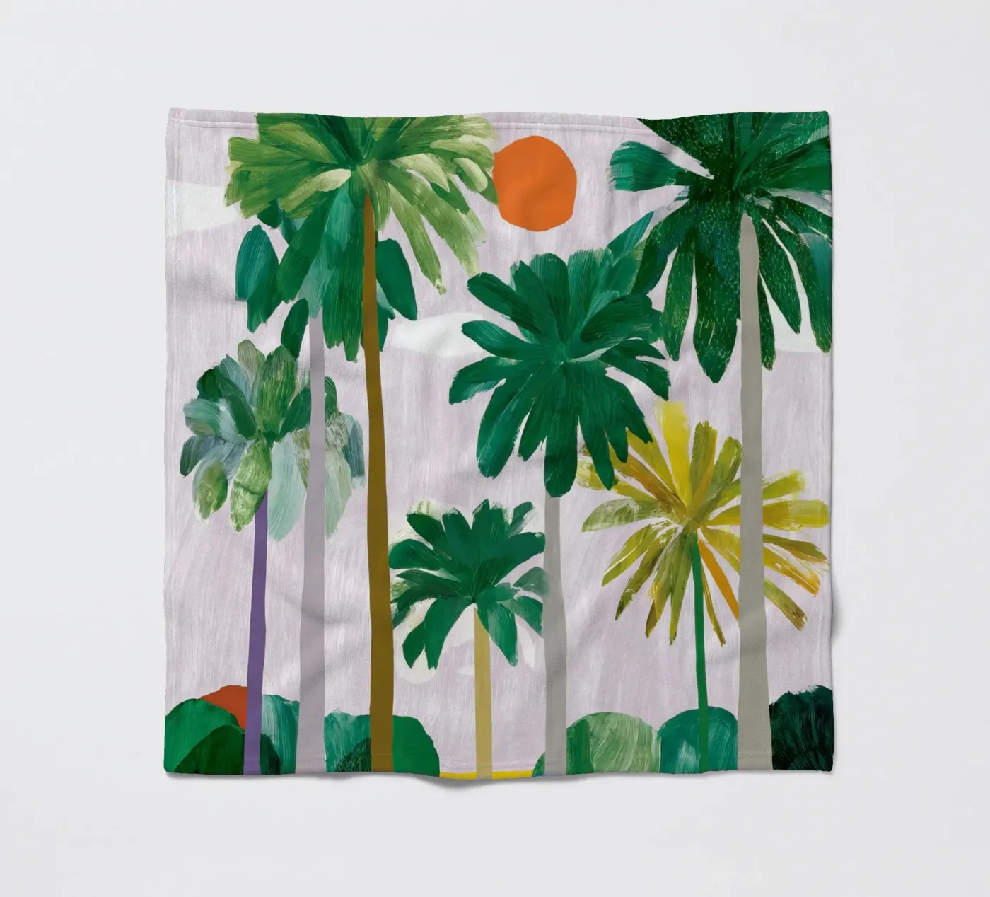 Palm-Querformat Fleecedecke von Aimee