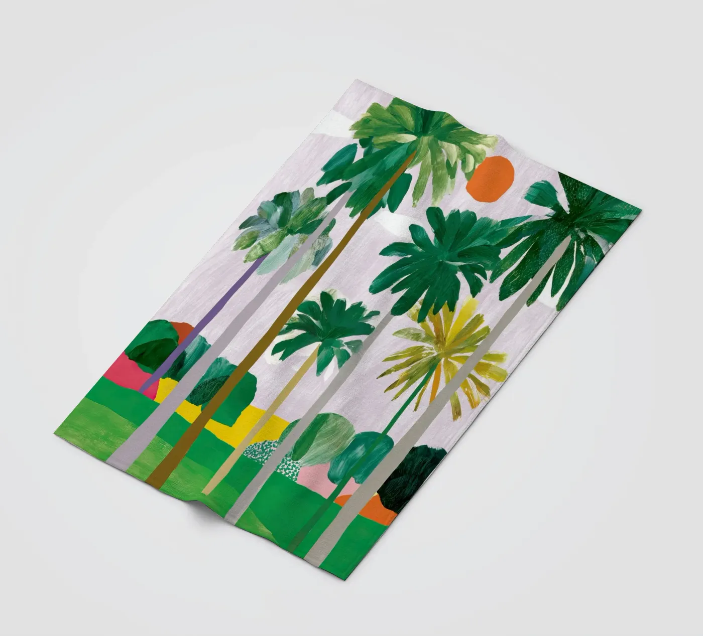 Palm-Querformat Fleecedecke von Aimee