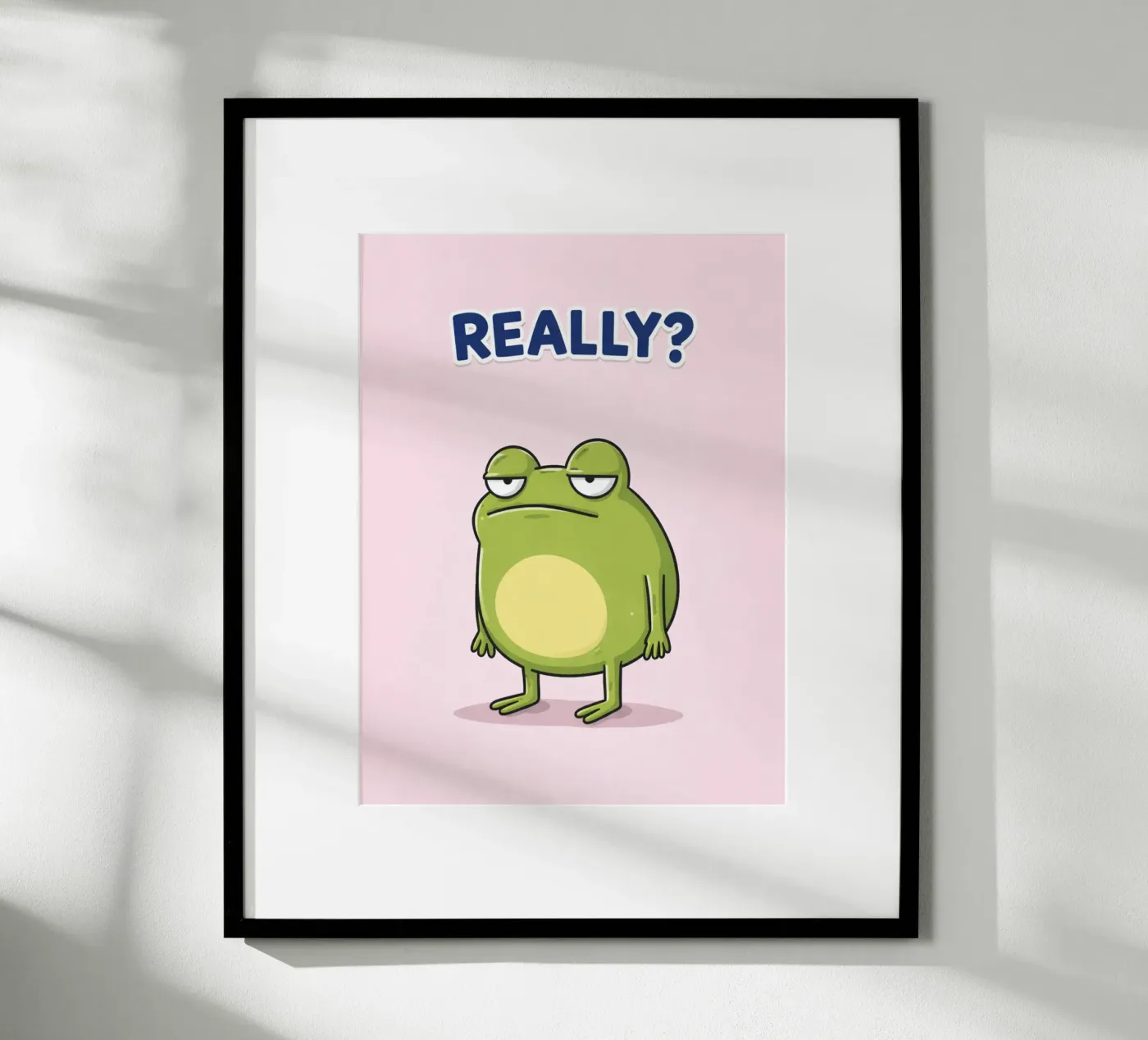 really funny frog poster by olivebee